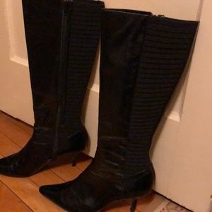 Calvin Klein tall black boots